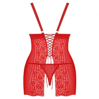 Chemise Obsessive Blossmina Roșu 4XL-5XL