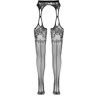 Ciorapi cu Portjartier Cottelli Collection Negru S-L