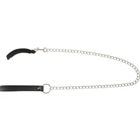 Clema Intimă cu Lesă Bad Kitty – Metalică 11 cm Negru