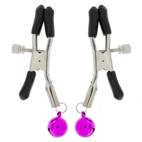 Clești ToyJoy Pentru Sfârcuri Nipple Teasers cu Clopoței Negru