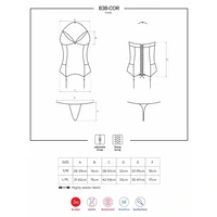 Corset Obsessive 838-COR Roșu S-M
