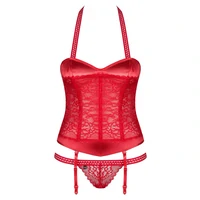Corset Obsessive Flameria Roșu L-XL