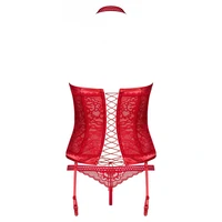 Corset Obsessive Flameria Roșu L-XL