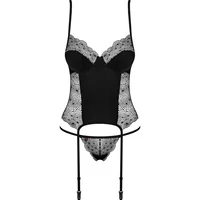 Corset Obsessive Sharlotte Negru S-M