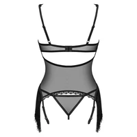 Corset Obsessive Sherila Negru XS-S