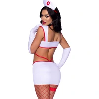Costum Leg Avenue Hotty Nurse Alb XS