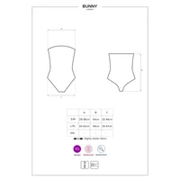 Costum Obsessive Bunny Love Negru L-XL