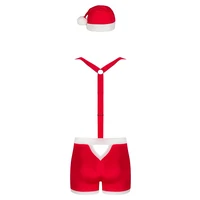 Costum Obsessive Mr Claus Roșu L-XL