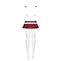 Costum Obsessive Schooly Alb S-M