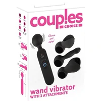 Couples Choice Wand – 12 Moduri, încălzire 41°C, Reîncărcabil Negru