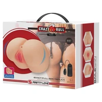 Crazy Bull Kylie - Masturbator Dublu cu Vibrații,