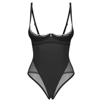 Crotchless Body Obsessive Stelisa Negru L-XL