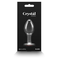 Crystal Desires Red Heart M Transparent