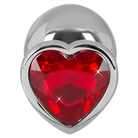 Diamond Anal Plug Medium Argintiu