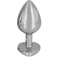 Diamond Anal Plug Medium Argintiu