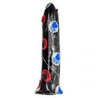 Dildo All Black 20 cm Negru