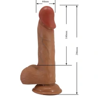 Dildo Catoblepas 20cm Curbat Realist cu Ventuză