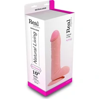 Dildo cu ventuză Real Rapture 25,5 cm natural
