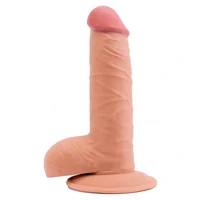 Dildo cu Ventuză Ultra Soft Dude 19cm