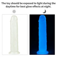 Dildo Realistic 8 Lumino Play Alb
