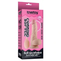 Dildo Soft Cu Ejaculare Și Testicule 20cm