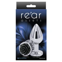 Dop Anal Rear Assets Rose - Metalic Medium Argintiu