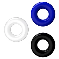 Doughnut Penis Rings 3 buc Multicolor