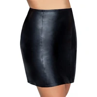 Fustă Din Piele Zado Bondage Negru 2XL