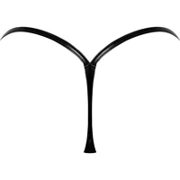 G-String Noir Handmade Tease Negru S-M