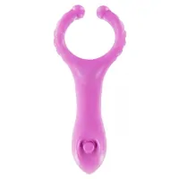 Inel Penis Vibrating Clitoris Stim C-Ring Roz