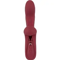 JAVIDA Rabbit 2-în-1 - 25 Moduri, 3 Motoare, Reîncărcabil Roșu