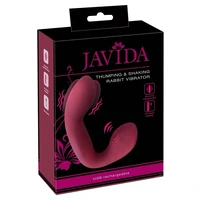JAVIDA Thumping Shaking Rabbit 10 Moduri Turbo Roșu
