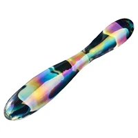 Lovetoy Double Delight - Jucărie Dublă Din Sticlă 23,2 cm Transparent
