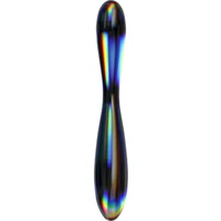 Lovetoy Double Delight - Jucărie Dublă Din Sticlă 23,2 cm Transparent