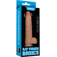 Lovetoy Power Basics 9.5 — Vibrator Realist 10 Moduri Ventuză