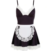 Maids Costume Cottelli Collection Negru L