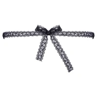 Masca Brodată Elegantă Cottelli Collection Unisize Negru