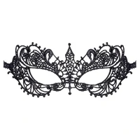 Masca Brodată Elegantă Cottelli Collection Unisize Negru