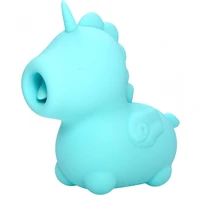 Mini Vibrator Unicorn Albastru