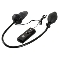 Plug Anal Ajustabil Cu Vibrații Funny Hills Negru