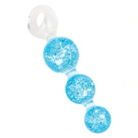 Plug Anal Crystal Trio Medium – Cristalin, Confortabil Albastru