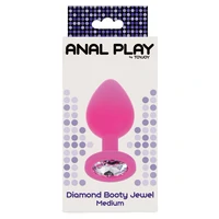 Plug Anal Diamond Jewel Medium Roz