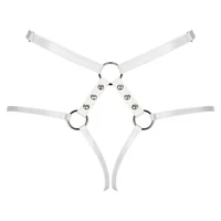 Portjartier Obsessive A758 Alb XL-2XL
