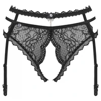 Portjartier Obsessive Pearlove Negru M-L