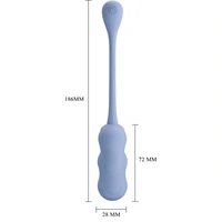 Pretty Love Leshy Blue — Ou Vibrant Compact, Telecomandă Albastru