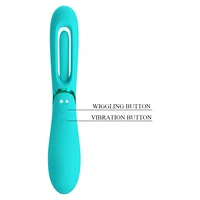 Pretty Love Lexie – Vibrator Punct G, 7+4 Moduri, USB Albastru