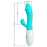 Pretty Love Snappy Rabbit Punct G, 30 Funcții, Verde
