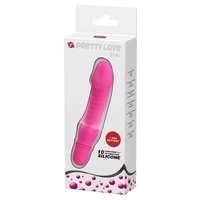 Pretty Love Stev Pink — Mini Vibrator 10 Funcții Roz