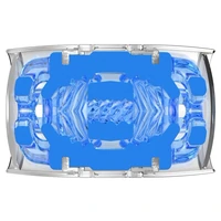Quickshot Turbo Blue Ice Fleshlight Compact Prindere Dinamică Albastru