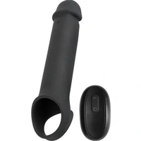 Rebel Extensie +8 cm, 10 Moduri Vibrație, Reîncărcabil Negru